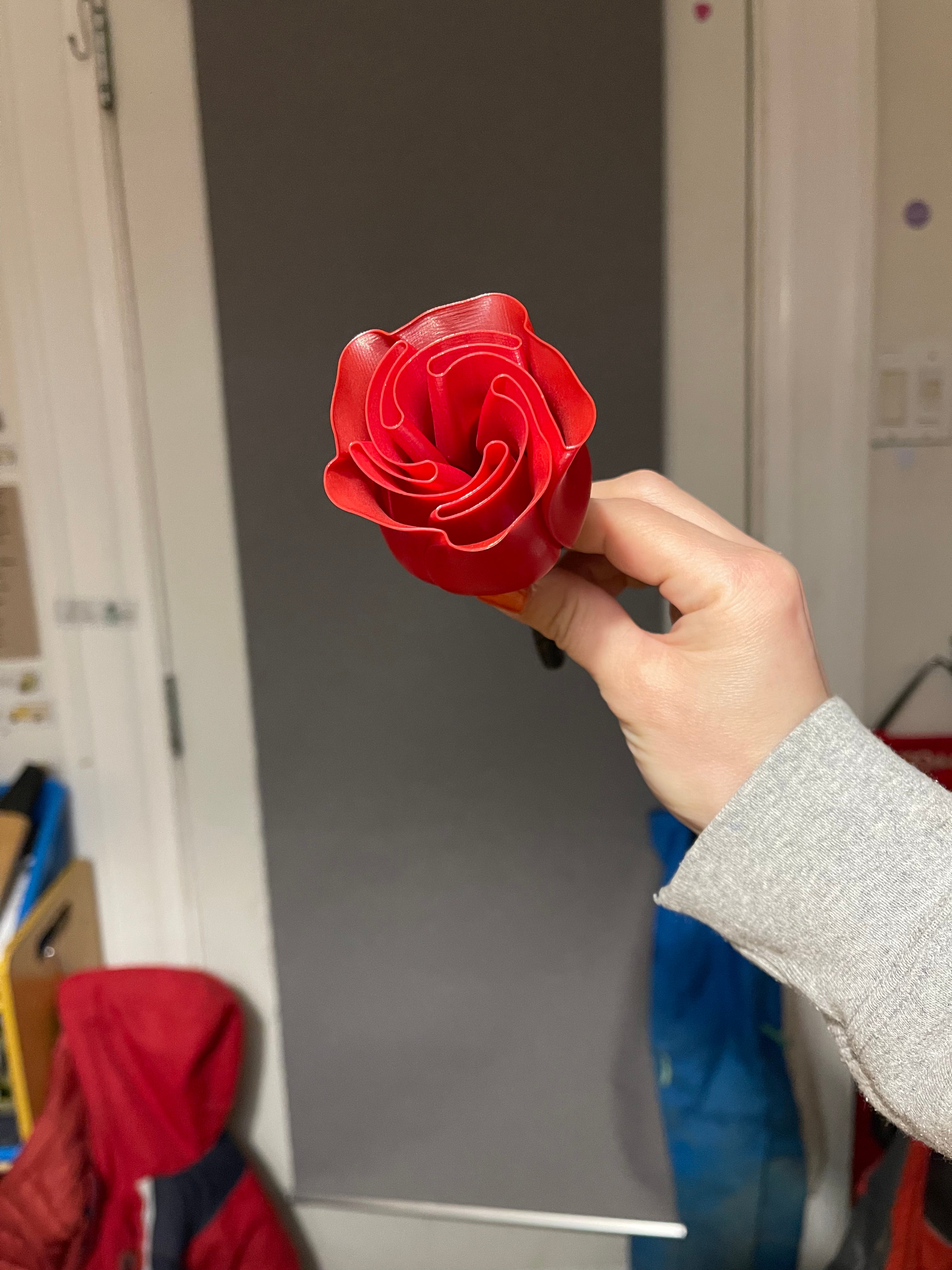 3D Printed Rose - Vase design
