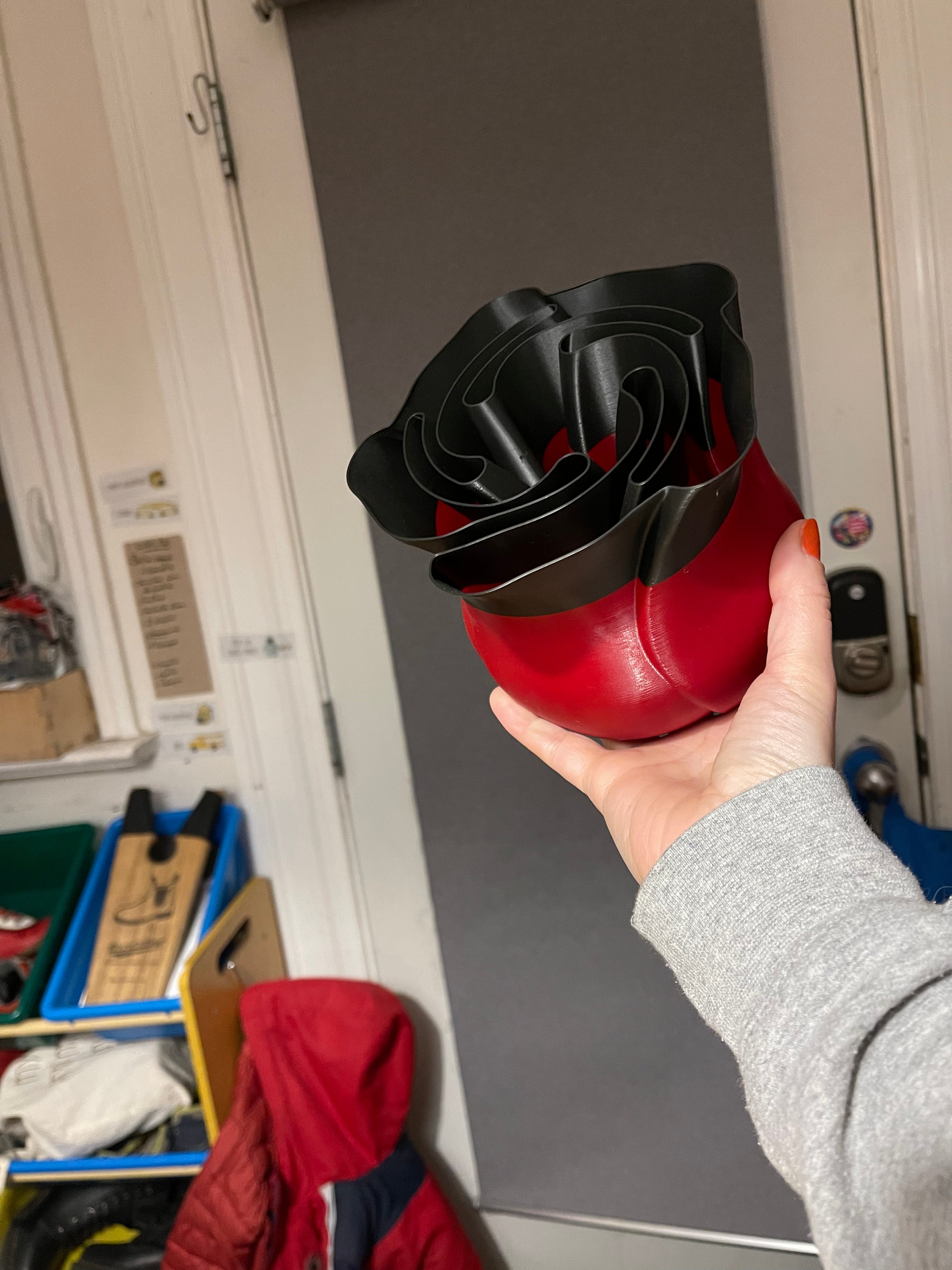 3D Printed Rose - Vase design