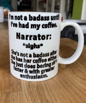 Open image in slideshow, Personalized mug with quote
